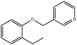 Pyridine, 3-[(o-ethylphenoxy)methyl]- (8CI),802318-63-4,结构式