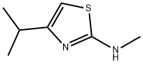 2-甲胺-4-异丙基噻唑 结构式