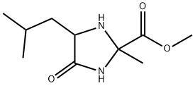 2-Imidazolidinecarboxylicacid,4-isobutyl-2-methyl-5-oxo-,methylester(8CI),802322-75-4,结构式