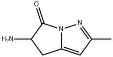 6H-Pyrrolo[1,2-b]pyrazol-6-one,  5-amino-4,5-dihydro-2-methyl-|