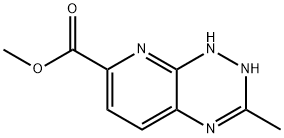 Pyrido[3,2-e]-as-triazine-7-carboxylic acid, 1,2-dihydro-3-methyl-, methyl ester (8CI)|