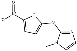 Imidazole, 1-methyl-2-[(5-nitro-2-furyl)thio]- (8CI)|