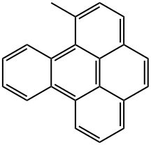1-methylbenzo(e)pyrene Struktur