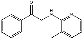 Acetophenone, 2-[(3-methyl-2-pyridyl)amino]- (8CI) Structure