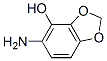 Phenol,  6-amino-2,3-(methylenedioxy)-  (8CI) 结构式