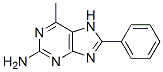 Purine, 2-amino-6-methyl-8-phenyl- (8CI) 结构式