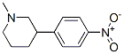 Piperidine, 1-methyl-3-(p-nitrophenyl)- (8CI) Struktur