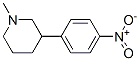 Piperidine, 1-methyl-3-(p-nitrophenyl)- (8CI) 结构式