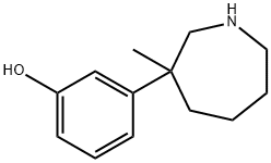 Phenol, m-(hexahydro-3-methyl-1H-azepin-3-yl)- (8CI) 结构式