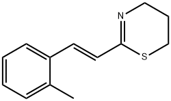 4H-1,3-Thiazine,5,6-dihydro-2-(o-methylstyryl)-,(E)-(8CI) Structure