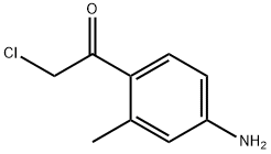 Ethanone, 1-(4-amino-2-methylphenyl)-2-chloro- (9CI),80261-93-4,结构式