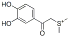 (2-(3,4-dihydroxyphenyl)-2-oxoethyl)dimethylsulfonium 化学構造式