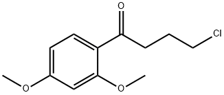 4-CHLORO-1-(2,4-DIMETHOXYPHENYL)BUTAN-1-ONE Structure