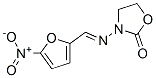 3-[(5-nitro-2-furyl)methylideneamino]oxazolidin-2-one 结构式