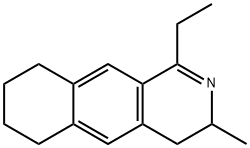 Benz[g]isoquinoline, 1-ethyl-3,4,6,7,8,9-hexahydro-3-methyl- (8CI) 结构式