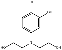 Ethanol, 2,2-[(3,4-dihydroxyphenyl)imino]di- (8CI) Structure