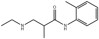 o-Propionotoluidide, 3-(ethylamino)-2-methyl- (8CI) Structure