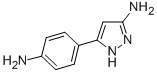 3-AMINO-5-(P-AMINOPHENYL)-PYRAZOLE 结构式