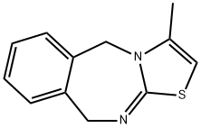 Thiazolo[3,2-b][2,4]benzodiazepine, 5,10-dihydro-3-methyl- (8CI) 结构式