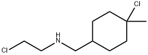 Cyclohexanemethylamine, 4-chloro-N-(2-chloroethyl)-4-methyl- (8CI),802872-64-6,结构式