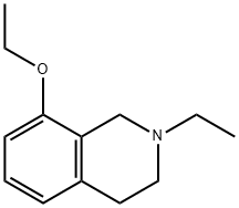 Isoquinoline, 8-ethoxy-2-ethyl-1,2,3,4-tetrahydro- (8CI) Struktur