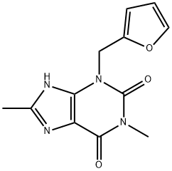 3-(2-FURANYLMETHYL)-3,7-DIHYDRO-1,8-DIMETHYL-1H-PURINE-2,6-DIONE|呋喃茶碱