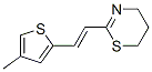 4H-1,3-Thiazine,5,6-dihydro-2-[2-(4-methyl-2-thienyl)vinyl]-,(E)-(8CI) 结构式