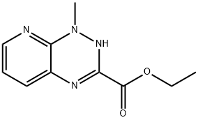 Pyrido[3,2-e]-as-triazine-3-carboxylic acid, 1,2-dihydro-1-methyl-, ethyl ester (8CI) Structure