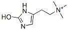 Ammonium,  [2-(2-hydroxyimidazol-4-yl)ethyl]trimethyl-  (8CI) Structure