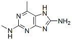 Purine,  8-amino-6-methyl-2-(methylamino)-  (8CI),802900-36-3,结构式