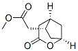 2-Oxabicyclo[3.2.1]octane-6-aceticacid,3-oxo-,methylester,(1R,5R,6R)-(9CI) 化学構造式