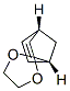 Spiro[bicyclo[2.2.1]hept-5-ene-2,2-[1,3]dioxolane], (1R,4R)- (9CI) 化学構造式