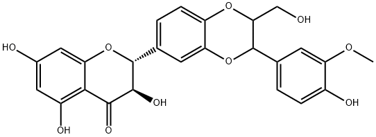 水飞蓟宾, 802918-57-6, 结构式