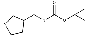 3-N-BOC-3-N-METHYL-AMINOMETHYL PYRROLIDINE Struktur
