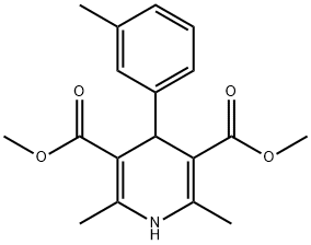 1,4-dihydro-2,6-dimethyl-4-(3-methylphenyl)-3,5-pyridinedicarboxylic acid dimethyl ester|