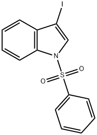 3-IODO-1-(PHENYLSULFONYL)-1H-INDOLE Structure