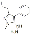 Pyrazole, 5-hydrazino-1-methyl-4-phenyl-3-propyl- (8CI) Struktur