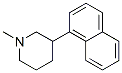 Piperidine, 1-methyl-3-(1-naphthyl)- (8CI) Structure