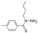 Benzenecarbothioic acid, 4-methyl-, 1-butylhydrazide (9CI) Structure