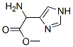 1H-Imidazole-4-acetic  acid,  -alpha--amino-,  methyl  ester  (9CI) 化学構造式