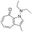 Cyclohepta[b]pyrrol-8(1H)-one, 1-(diethylamino)-3-methyl- (9CI) Structure