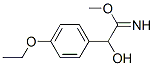 Benzeneethanimidic acid, 4-ethoxy-alpha-hydroxy-, methyl ester (9CI) 化学構造式