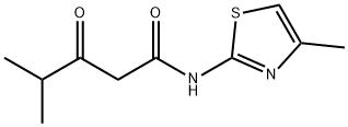 Pentanamide, 4-methyl-N-(4-methyl-2-thiazolyl)-3-oxo- (9CI)|