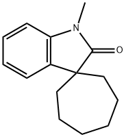 Spiro[cycloheptane-1,3-[3H]indol]-2(1H)-one, 1-methyl- (9CI),803739-25-5,结构式
