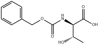 N-カルボベンゾキシ-D-トレオニン 化学構造式