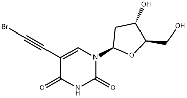 5-bromoethynyl-2'-deoxyuridine,80384-36-7,结构式