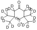 4-羰基-TEMPO-D16,1-15N,自由基 结构式