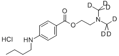 Tetracaine-d6 Hydrochloride Struktur