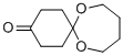 7,12-DIOXASPIRO(5,6)DODECANE-3-ONE 化学構造式