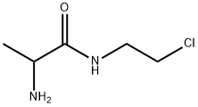 Propanamide,  2-amino-N-(2-chloroethyl)- 结构式